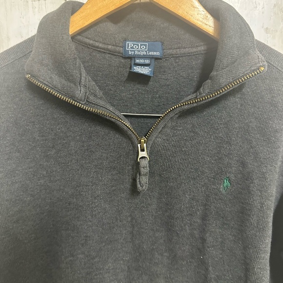 Polo by Ralph Lauren Boys Quarter-Zip Sweater M (10-12) - Picture 4 of 5